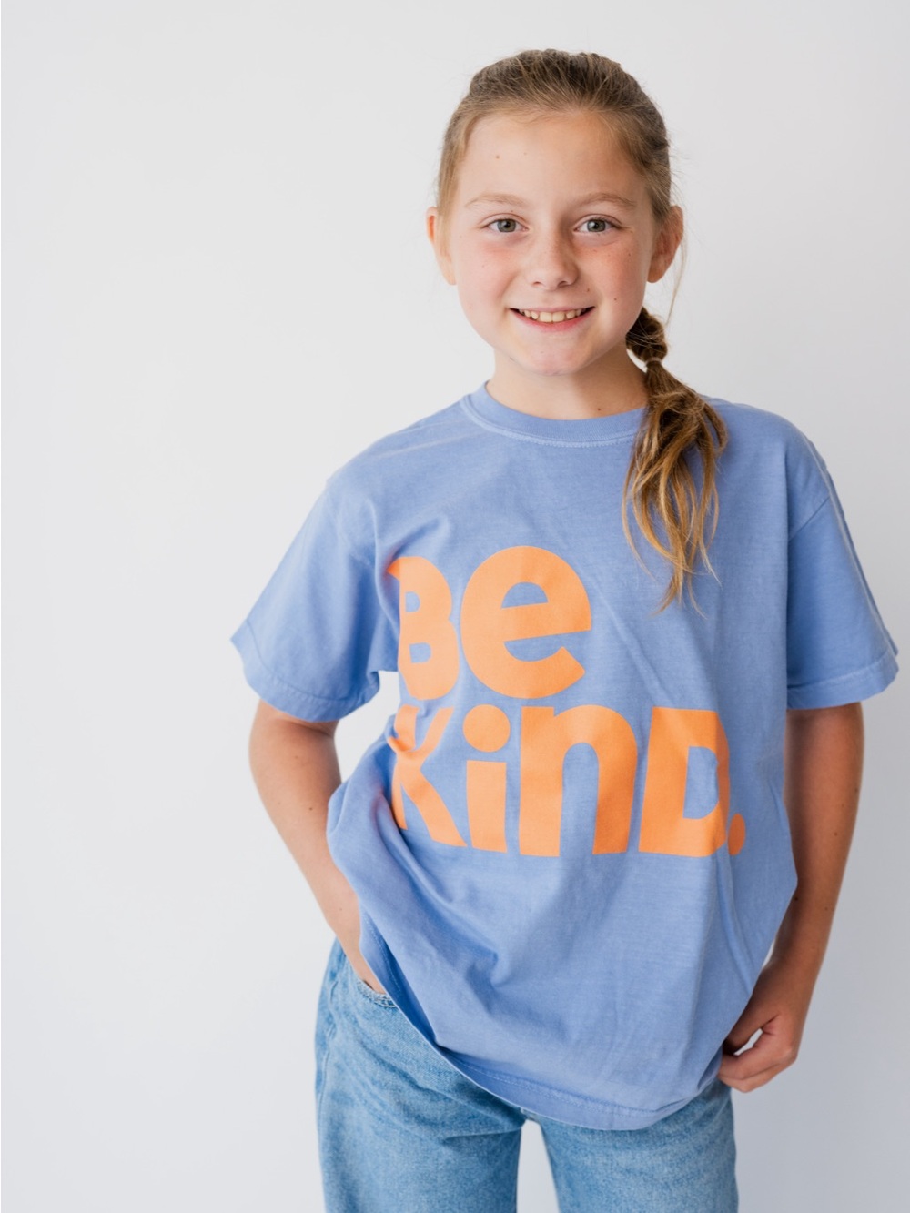 Kids Blue 'Be Kind' Graphic Tee